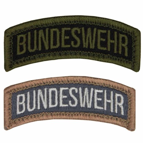 Patch bundeswehr gebogene - bundeswehr, form