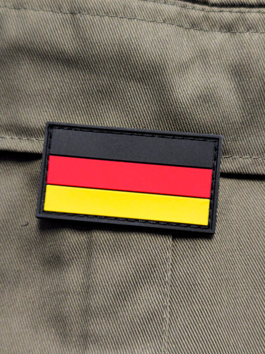 Großes pvc klett abzeichen - pvc, 3d