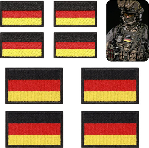 Deutschland flaggen patch - patch, set