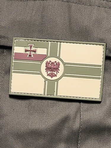 Großes pvc klett abzeichen - großes,