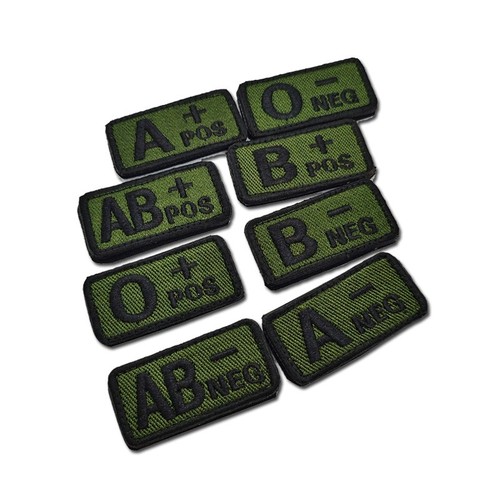 Blutgruppen patch klett - blutgruppen,